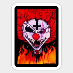 Clownin’ Around Sticker